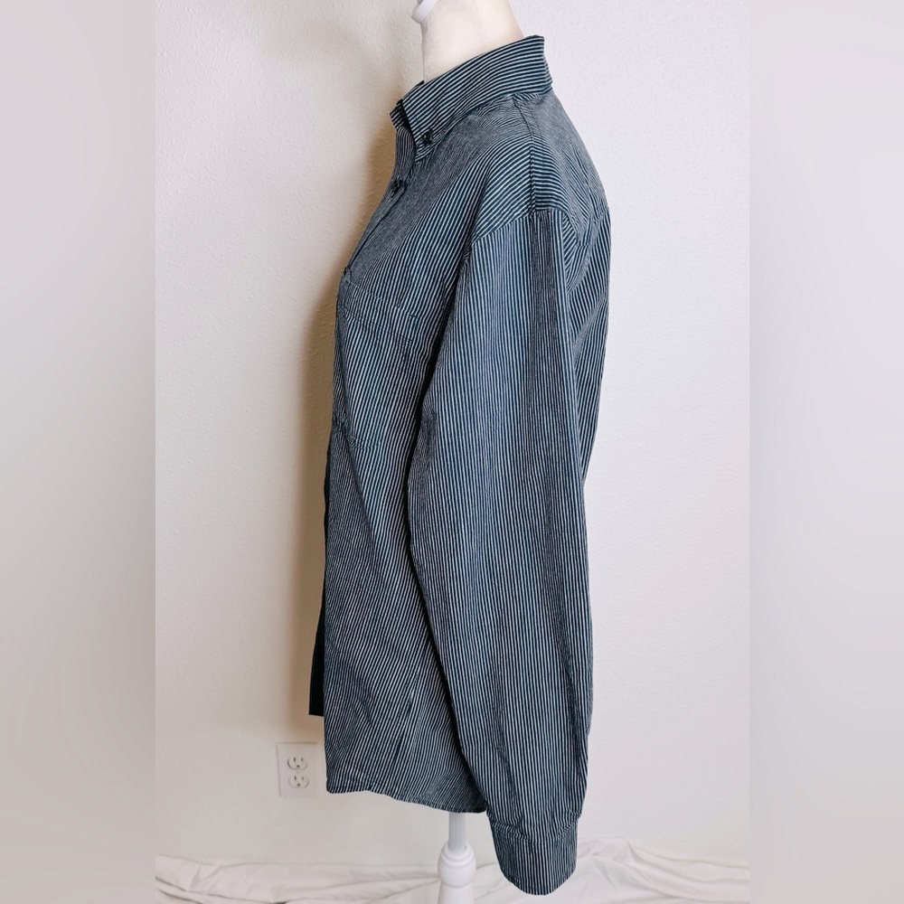 Nwot Filson Chambray Button Down Navy Hickory Str… - image 4